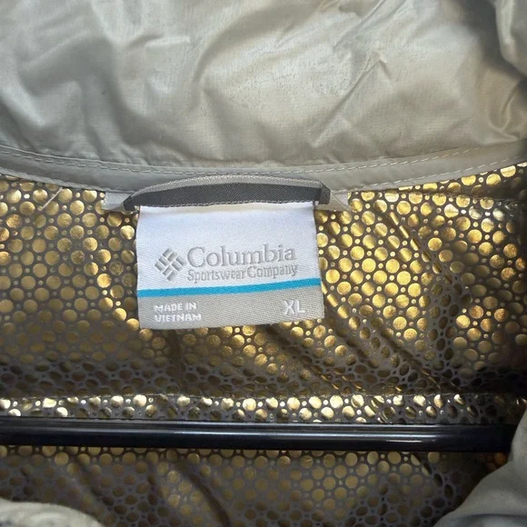 90% Goose Down Columbia Silver Omni Heat Infinity Jacket - Picture 2 of 4